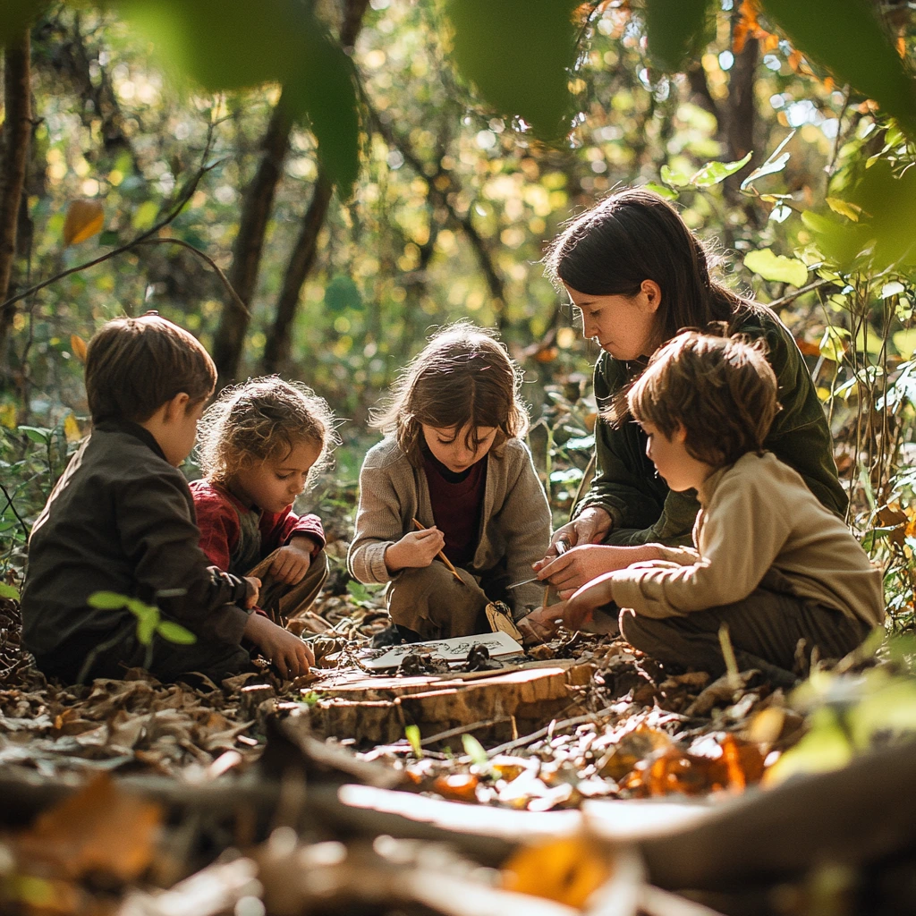 Wat is antroposofie? Kinderen leren door directe ervaringen in de natuur - een belangrijk aspect van Waldorf-onderwijs